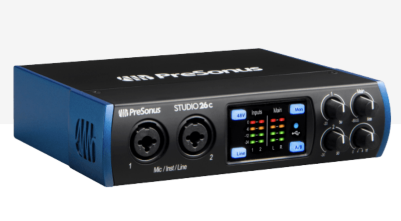 Presonus Studio 26c USB-C Audiointerface